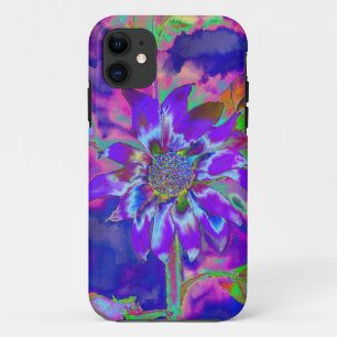 Case-Mate iPhone Case Plaisir dans le tournesol bleu soleil   pourpre ps