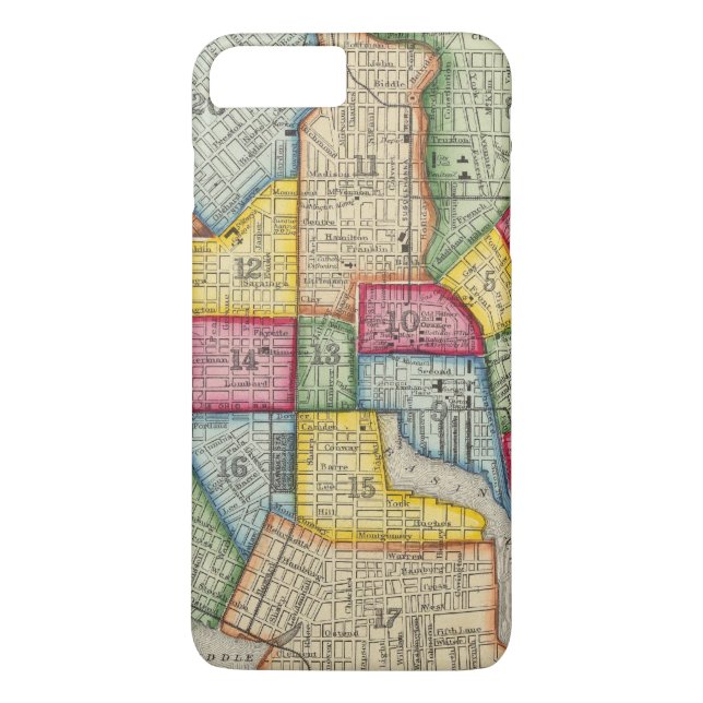 Coques Case-Mate iPhone Plan de Baltimore (Dos)