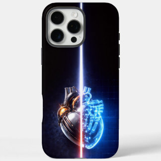 Coques iPhone 16 Pro Max Plan de cœur mécanique