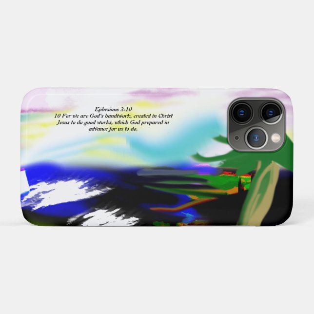 Coques Case-Mate iPhone plan de lumière de Jésus (Dos (Horizontal))