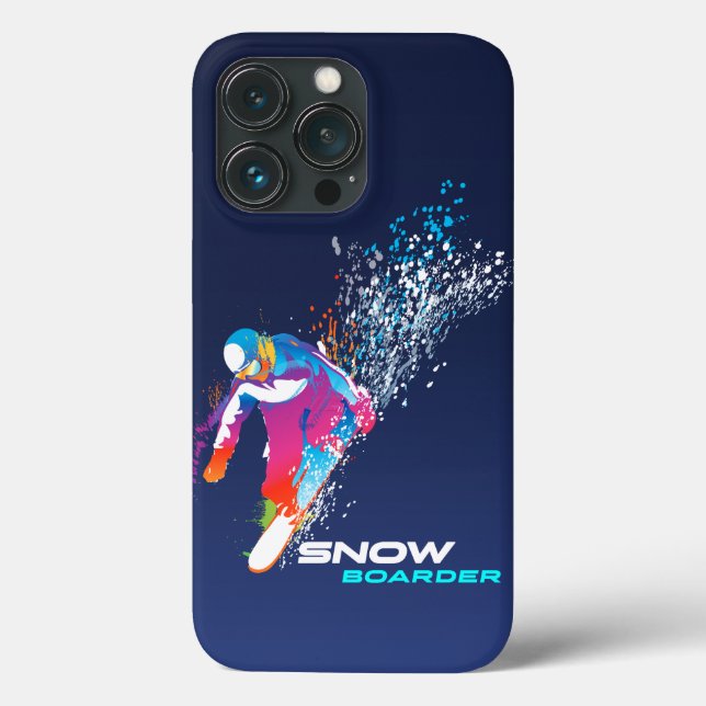 Coques Case-Mate iPhone Planche à neige | (Verso)