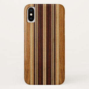 Etui iPhone Case-Mate Planche de surf en bois de Koa de Faux de Nalu Lua