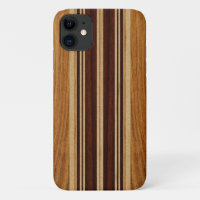 Planche de surf en bois Nalu Lua Faux Koa