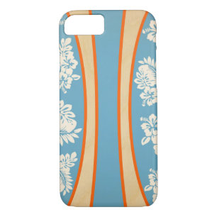Etui iPhone Case-Mate Planche de surf vintage de Pointe Hawaiin d'océan