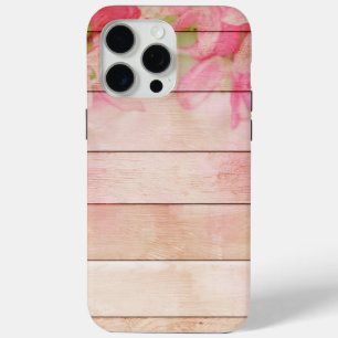 Coque iPhone 15 Pro Max planches en bois