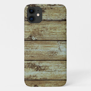 Case-Mate iPhone Case Planches en bois défoncées mousse verte