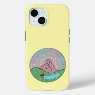 Coque Pour iPhone 15 Planète d'origine de Mothman   Art folklorique cos