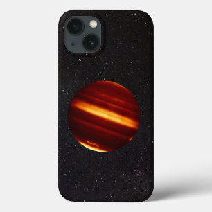 iPhone 13 Coque Planète Jupiter en lumière infrarouge avec ciel ét