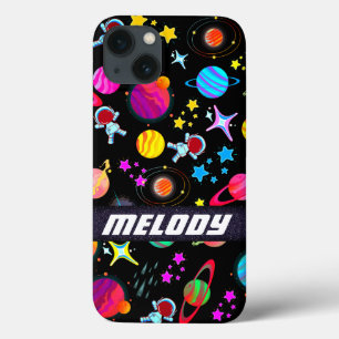 Case-Mate iPhone Case planètes spatiales colorées galaxie étoiles motif