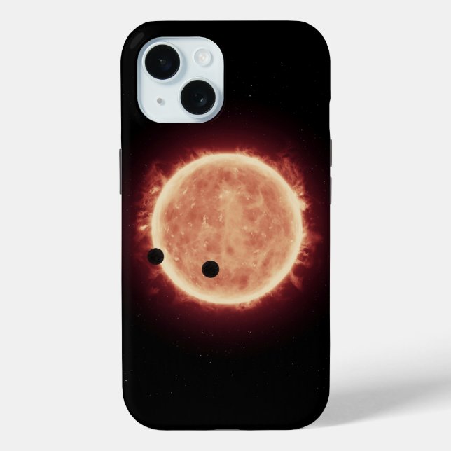Coques Case-Mate iPhone Planètes Transitant Red Nwarf Star Dans Trappist-1 (Verso)