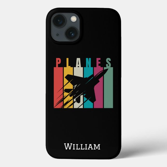 Coques Case-Mate iPhone Plans,Typographie,Aviation,Minimaliste,Personnalis (Verso)