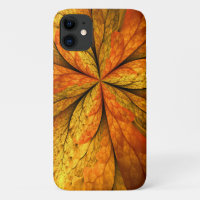 Plante d'automne, Abstrait moderne Fractal Art Lea