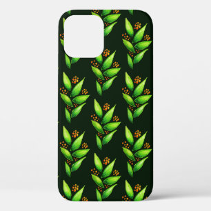 Case-Mate iPhone Case Plante vert avec Motif d'aquarelle Berries