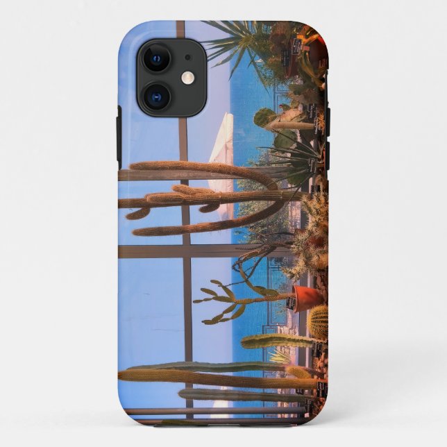Coques Case-Mate iPhone Plantes de cactus et mer (Dos)