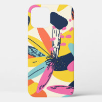 Plantes de jungle exotique moderne motif d'illust