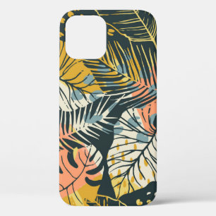 Case-Mate iPhone Case Plantes tropicaux : motif artistique abstrait.