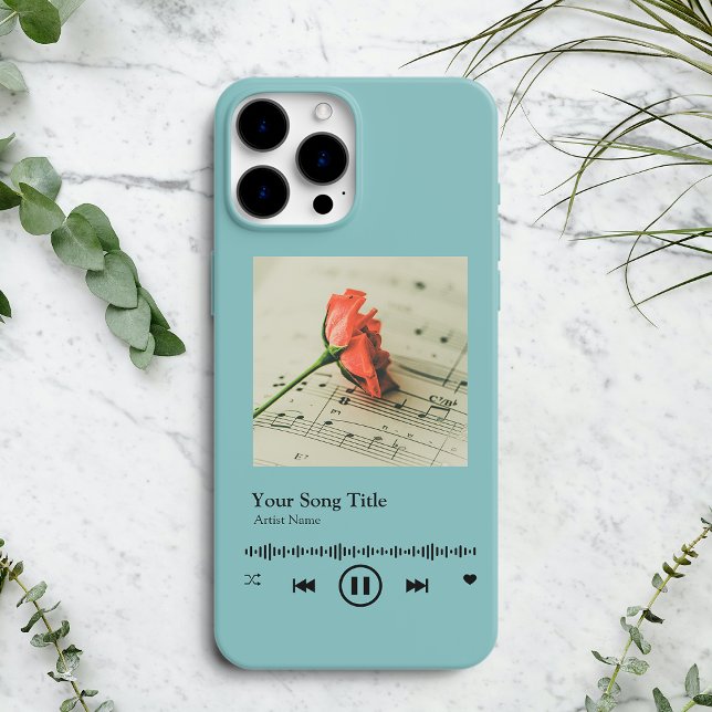 Coques Case-Mate iPhone Plaque de chanson du lecteur de musique personnali (Créateur téléchargé)