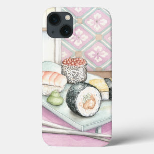 Case-Mate iPhone Case Plaque de sushi assorté avec baguettes