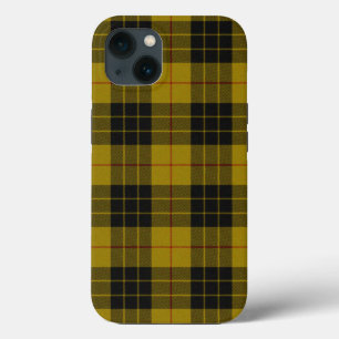 Case-Mate iPhone Case Plaque noire jaune tartan MacLeod