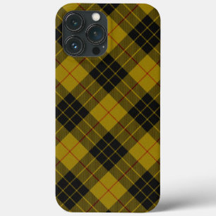 Case-Mate iPhone Case Plaque noire jaune tartan MacLeod