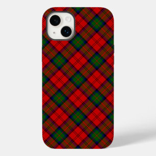 Coque Pour iPhone 14 Plus Plaque vert rouge tartan MacDuff