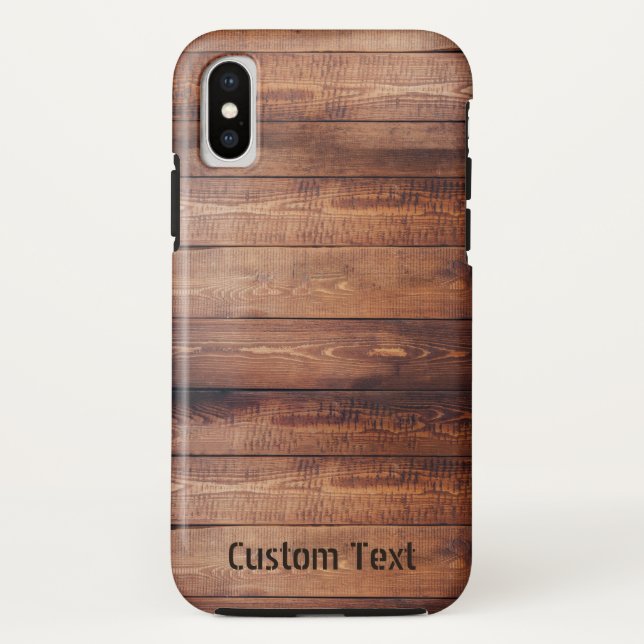 Coques Case-Mate iPhone Plaques en bois (Dos)