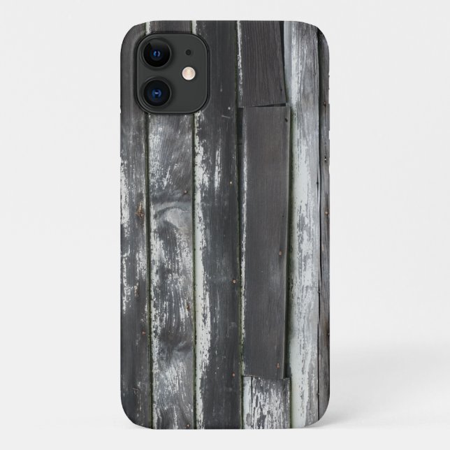 Coques Case-Mate iPhone Plaques en bois rustique (Dos)