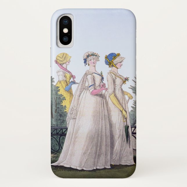 Coques Case-Mate iPhone Plat de mode de Regency Jane Austen (Dos)
