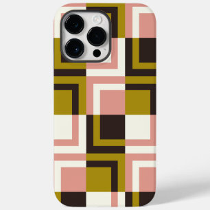 Coque Pour Pour iPhone 14 Pro Max Plat d'ivoire au chocolat rose or