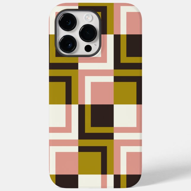 Coques Case-Mate iPhone Plat d'ivoire au chocolat rose or (Verso)