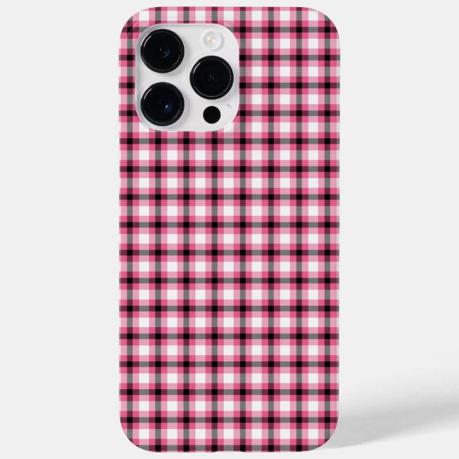 Coques Case-Mate iPhone Plat noir et rose (Verso)