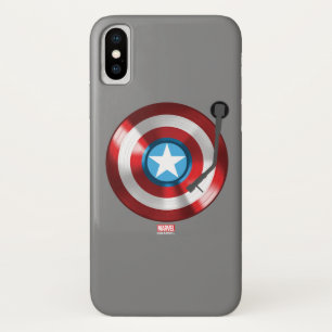 Coque Case-Mate Pour iPhone Platine Vinyle Captain America