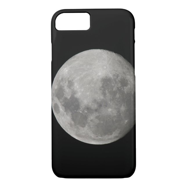Coques Case-Mate iPhone Pleine lune en noir et blanc. Crédit : Arthur (Dos)