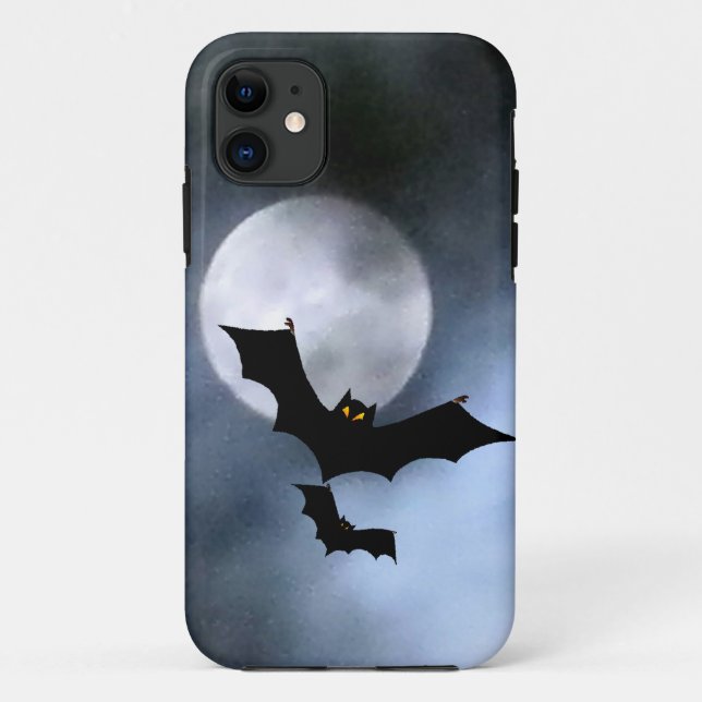 Coques Case-Mate iPhone Pleine lune et chauves-souris iPhone 5 Casemate (Dos)