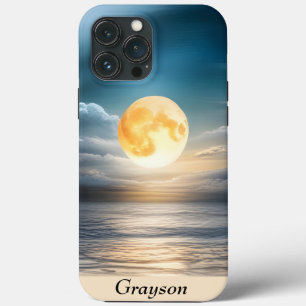 Case-Mate iPhone Case Pleine lune sur l'océan