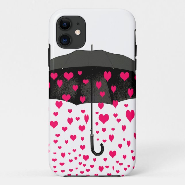 Coques Case-Mate iPhone Pleuvant l'iphone de coeurs 5 couvertures (Dos)