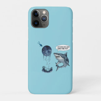 Case-Mate iPhone Case Plongeur de requin drôle heure de déjeuner jolies