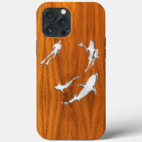 Plongez avec des requins sur le style de placage d