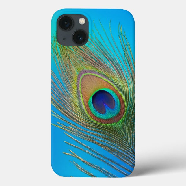 Coques Case-Mate iPhone Plume de queue de paon (Verso)