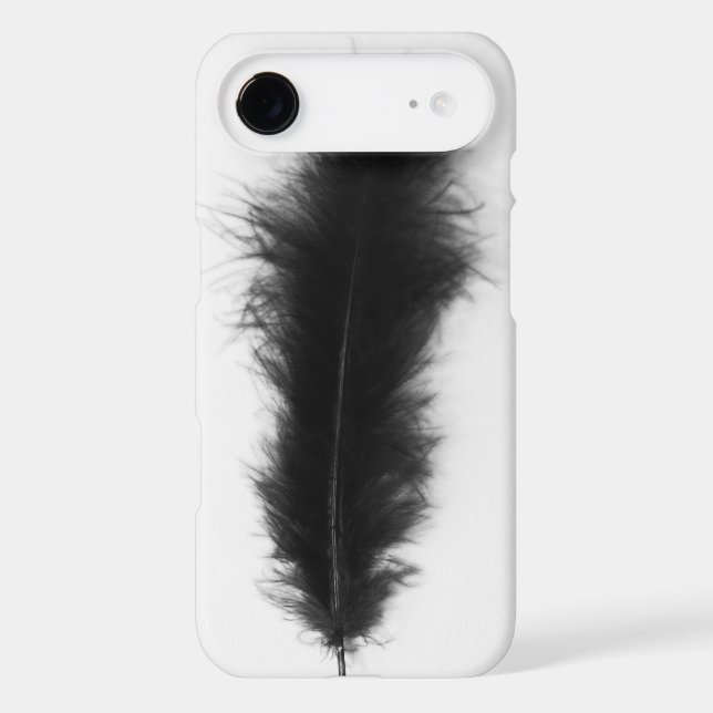 Coques Case-Mate iPhone Plume noire (Verso)