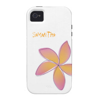 Étui iPhone 4 Plumeria