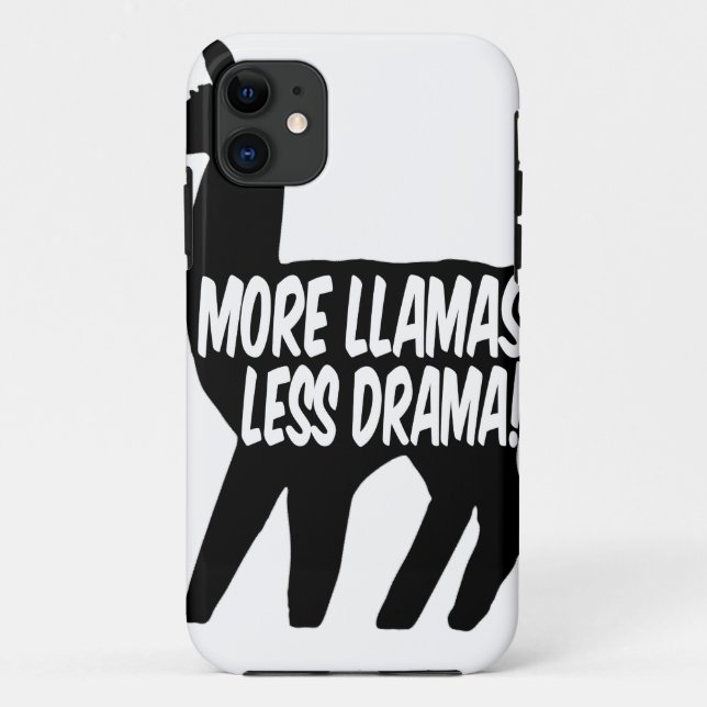 Coques Case-Mate iPhone Plus de lamas moins de drame (Dos)