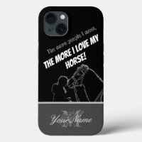 Plus je rencontre de gens, plus j'aime mon cheval 