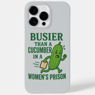 Coque Pour Pour iPhone 14 Pro Max Plus occupé qu'un concombre dans une prison pour f