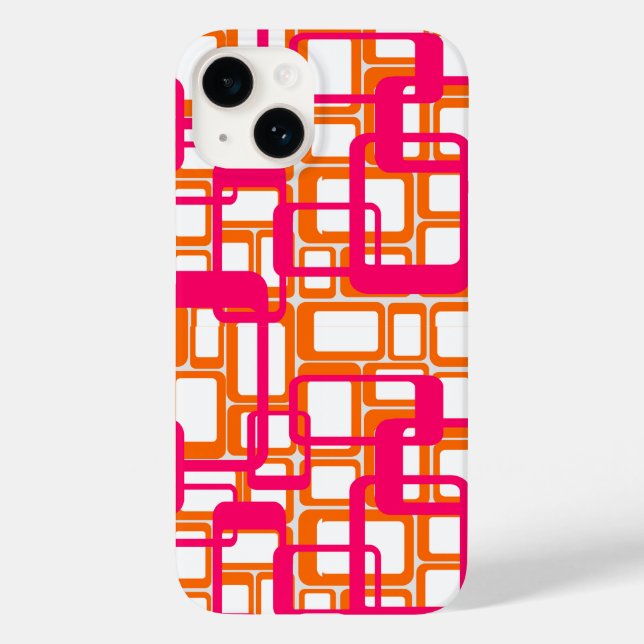 Coques Case-Mate iPhone Plus Ouvert Rectangles Modernes Du Milieu Du Siècl (Verso)