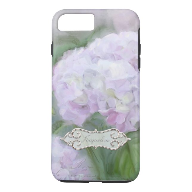 Coques Case-Mate iPhone Plutôt Élégant Hydrangea peinture à la fleur Vinta (Dos)