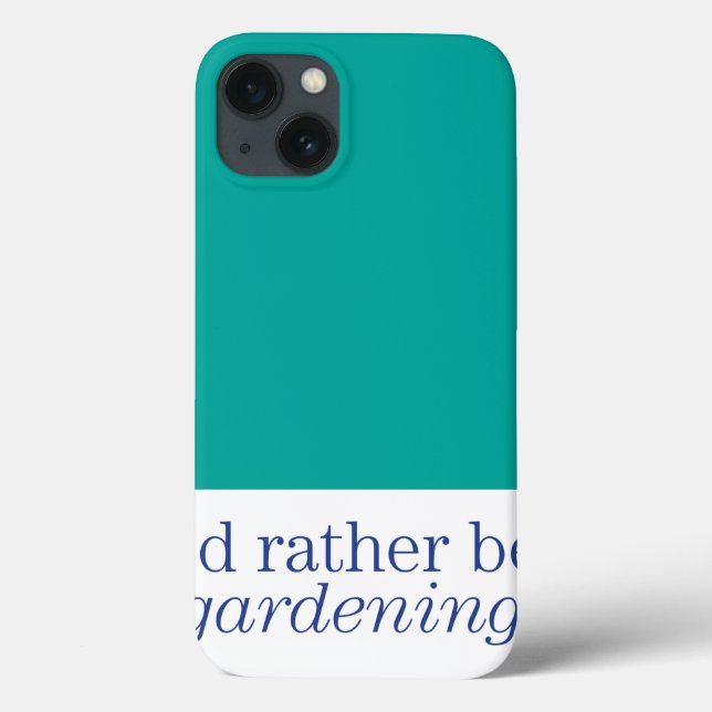 Coques Case-Mate iPhone Plutôt jardiner (Verso)