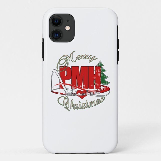 Coques Case-Mate iPhone PMH Psychiatric Mental Health Nurse CHRISTMAS (Dos)
