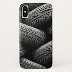 Case-Mate iPhone Case Pneus de voiture noir