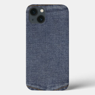 Etui iPhone 13 Poche de denim